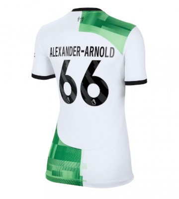 Liverpool Alexander-Arnold #66 Venkovní Dres pro Dámy 2023-24 Krátkým Rukávem