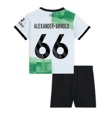 Liverpool Alexander-Arnold #66 Venkovní dres komplet pro Děti 2023-24 Krátkým Rukávem (+ Krátké kalhoty)