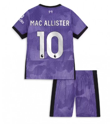 Liverpool Alexis Mac Allister #10 Alternativní dres komplet pro Děti 2023-24 Krátkým Rukávem (+ Krátké kalhoty)
