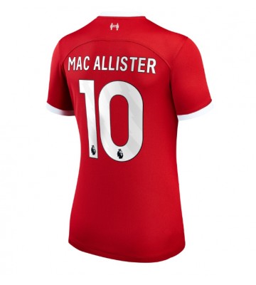 Liverpool Alexis Mac Allister #10 Domácí Dres pro Dámy 2023-24 Krátkým Rukávem