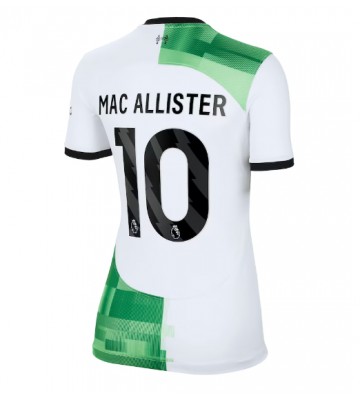 Liverpool Alexis Mac Allister #10 Venkovní Dres pro Dámy 2023-24 Krátkým Rukávem