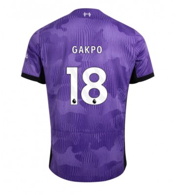 Liverpool Cody Gakpo #18 Alternativní Dres 2023-24 Krátkým Rukávem