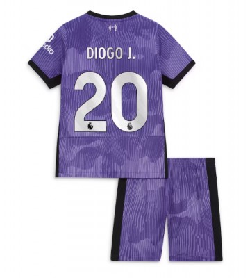 Liverpool Diogo Jota #20 Alternativní dres komplet pro Děti 2023-24 Krátkým Rukávem (+ Krátké kalhoty)