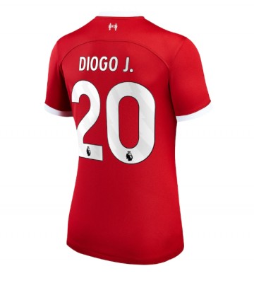 Liverpool Diogo Jota #20 Domácí Dres pro Dámy 2023-24 Krátkým Rukávem