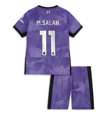 Liverpool Mohamed Salah #11 Alternativní dres komplet pro Děti 2023-24 Krátkým Rukávem (+ Krátké kalhoty)