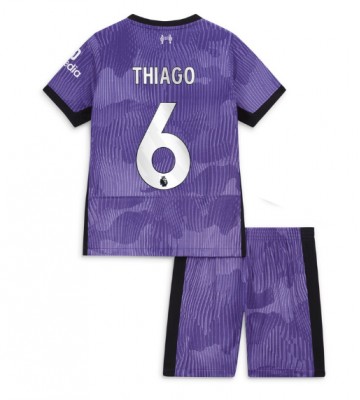 Liverpool Thiago Alcantara #6 Alternativní dres komplet pro Děti 2023-24 Krátkým Rukávem (+ Krátké kalhoty)