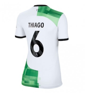 Liverpool Thiago Alcantara #6 Venkovní Dres pro Dámy 2023-24 Krátkým Rukávem