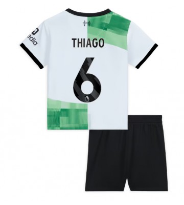 Liverpool Thiago Alcantara #6 Venkovní dres komplet pro Děti 2023-24 Krátkým Rukávem (+ Krátké kalhoty)