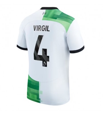 Liverpool Virgil van Dijk #4 Venkovní Dres 2023-24 Krátkým Rukávem