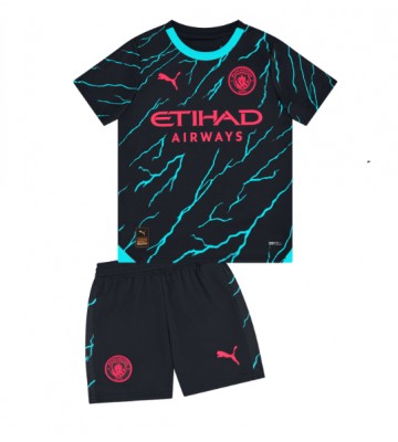 Manchester City Alternativní dres komplet pro Děti 2023-24 Krátkým Rukávem (+ Krátké kalhoty)