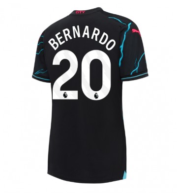 Manchester City Bernardo Silva #20 Alternativní Dres pro Dámy 2023-24 Krátkým Rukávem