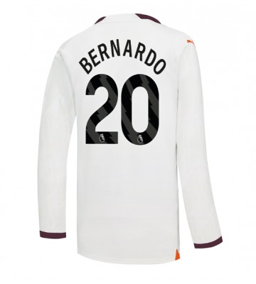 Manchester City Bernardo Silva #20 Venkovní Dres 2023-24 Dlouhým Rukávem
