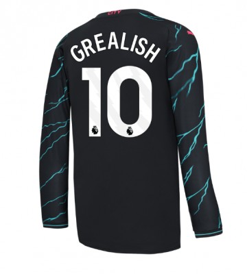 Manchester City Jack Grealish #10 Alternativní Dres 2023-24 Dlouhým Rukávem