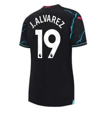 Manchester City Julian Alvarez #19 Alternativní Dres pro Dámy 2023-24 Krátkým Rukávem