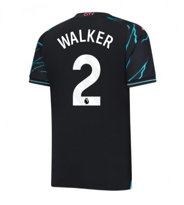 Manchester City Kyle Walker #2 Alternativní Dres 2023-24 Krátkým Rukávem
