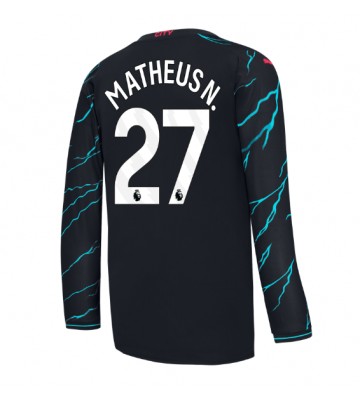 Manchester City Matheus Nunes #27 Alternativní Dres 2023-24 Dlouhým Rukávem