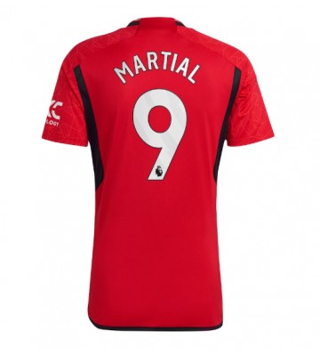 Manchester United Anthony Martial #9 Domácí Dres 2023-24 Krátkým Rukávem