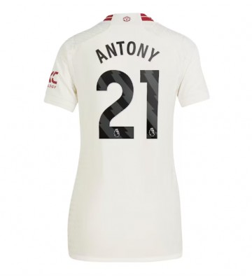 Manchester United Antony #21 Alternativní Dres pro Dámy 2023-24 Krátkým Rukávem