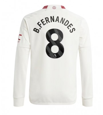 Manchester United Bruno Fernandes #8 Alternativní Dres 2023-24 Dlouhým Rukávem