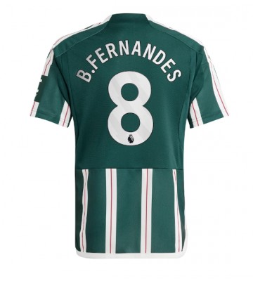 Manchester United Bruno Fernandes #8 Venkovní Dres 2023-24 Krátkým Rukávem