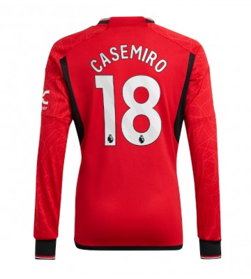 Manchester United Casemiro #18 Domácí Dres 2023-24 Dlouhým Rukávem