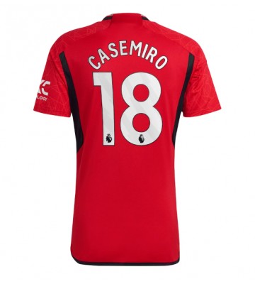 Manchester United Casemiro #18 Domácí Dres 2023-24 Krátkým Rukávem