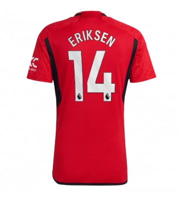 Manchester United Christian Eriksen #14 Domácí Dres 2023-24 Krátkým Rukávem
