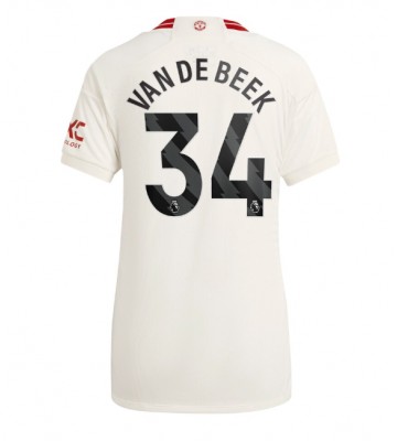 Manchester United Donny van de Beek #34 Alternativní Dres pro Dámy 2023-24 Krátkým Rukávem
