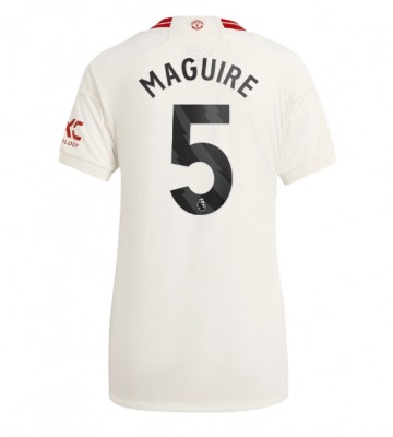 Manchester United Harry Maguire #5 Alternativní Dres pro Dámy 2023-24 Krátkým Rukávem