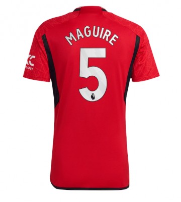 Manchester United Harry Maguire #5 Domácí Dres 2023-24 Krátkým Rukávem