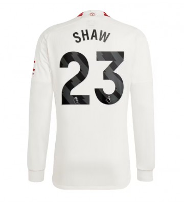 Manchester United Luke Shaw #23 Alternativní Dres 2023-24 Dlouhým Rukávem