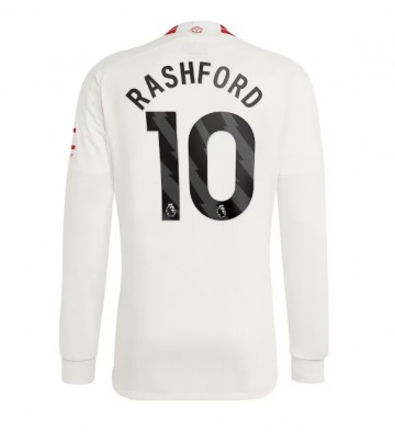 Manchester United Marcus Rashford #10 Alternativní Dres 2023-24 Dlouhým Rukávem