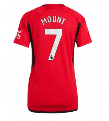 Manchester United Mason Mount #7 Domácí Dres pro Dámy 2023-24 Krátkým Rukávem