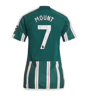 Manchester United Mason Mount #7 Venkovní Dres pro Dámy 2023-24 Krátkým Rukávem