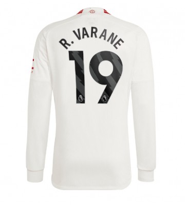 Manchester United Raphael Varane #19 Alternativní Dres 2023-24 Dlouhým Rukávem