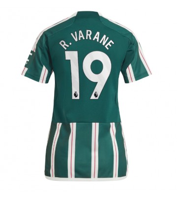 Manchester United Raphael Varane #19 Venkovní Dres pro Dámy 2023-24 Krátkým Rukávem