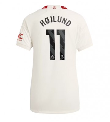 Manchester United Rasmus Hojlund #11 Alternativní Dres pro Dámy 2023-24 Krátkým Rukávem