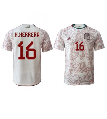 Mexiko Hector Herrera #16 Venkovní Dres MS 2022 Krátkým Rukávem