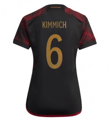 Německo Joshua Kimmich #6 Venkovní Dres pro Dámy MS 2022 Krátkým Rukávem