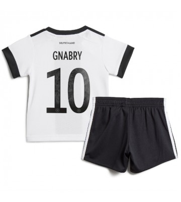 Německo Serge Gnabry #10 Domácí dres komplet pro Děti MS 2022 Krátkým Rukávem (+ Krátké kalhoty)