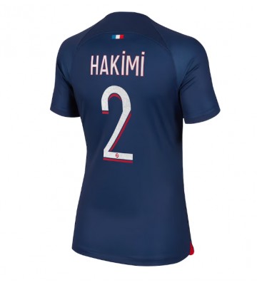 Paris Saint-Germain Achraf Hakimi #2 Domácí Dres pro Dámy 2023-24 Krátkým Rukávem