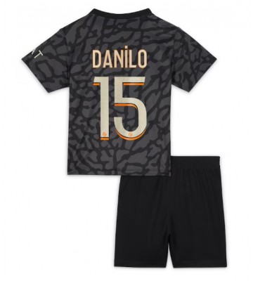 Paris Saint-Germain Danilo Pereira #15 Alternativní dres komplet pro Děti 2023-24 Krátkým Rukávem (+ Krátké kalhoty)