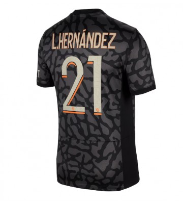 Paris Saint-Germain Lucas Hernandez #21 Alternativní Dres 2023-24 Krátkým Rukávem