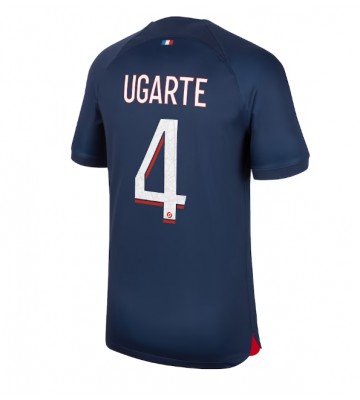 Paris Saint-Germain Manuel Ugarte #4 Domácí Dres 2023-24 Krátkým Rukávem