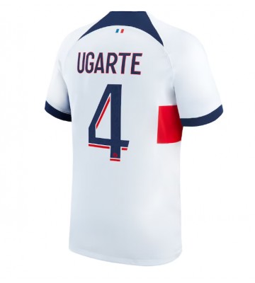Paris Saint-Germain Manuel Ugarte #4 Venkovní Dres 2023-24 Krátkým Rukávem