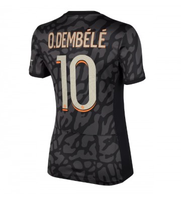Paris Saint-Germain Ousmane Dembele #10 Alternativní Dres pro Dámy 2023-24 Krátkým Rukávem