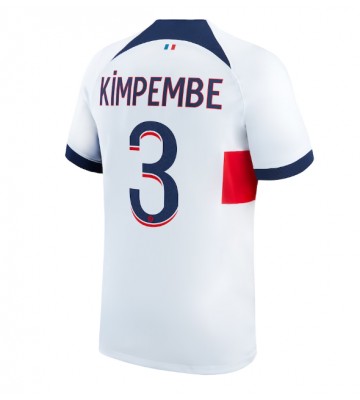Paris Saint-Germain Presnel Kimpembe #3 Venkovní Dres 2023-24 Krátkým Rukávem
