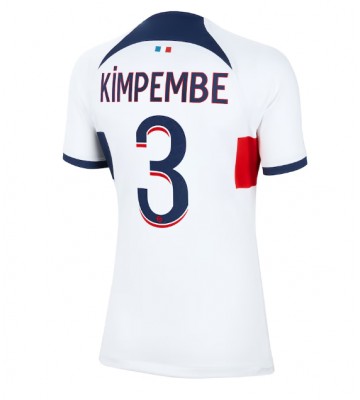 Paris Saint-Germain Presnel Kimpembe #3 Venkovní Dres pro Dámy 2023-24 Krátkým Rukávem