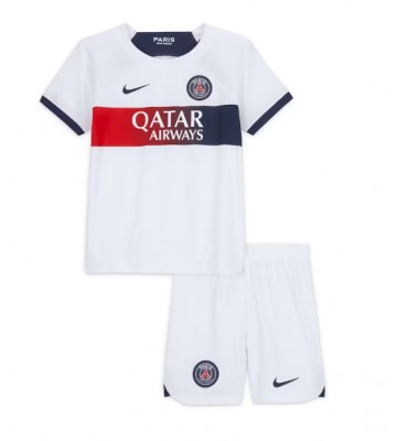 Paris Saint-Germain Venkovní dres komplet pro Děti 2023-24 Krátkým Rukávem (+ Krátké kalhoty)