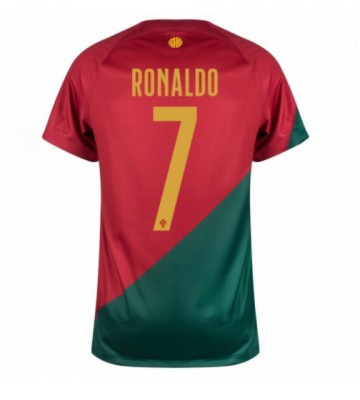 Portugalsko Cristiano Ronaldo #7 Domácí Dres MS 2022 Krátkým Rukávem